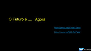O Futuro é .... Agora
https://youtu.be/9dJcf5uFMAI
https://youtu.be/jZ2wreTEKn4
 