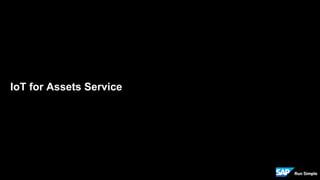 IoT for Assets Service
 