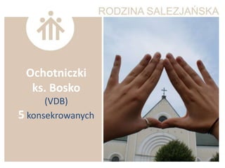 Ochotniczki
  ks. Bosko
      (VDB)
5 konsekrowanych
 