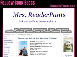 Follow Book Blogs

ReaderPants.net

 