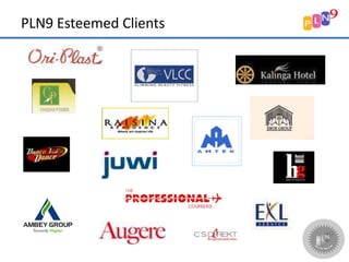 PLN9 Esteemed Clients
 