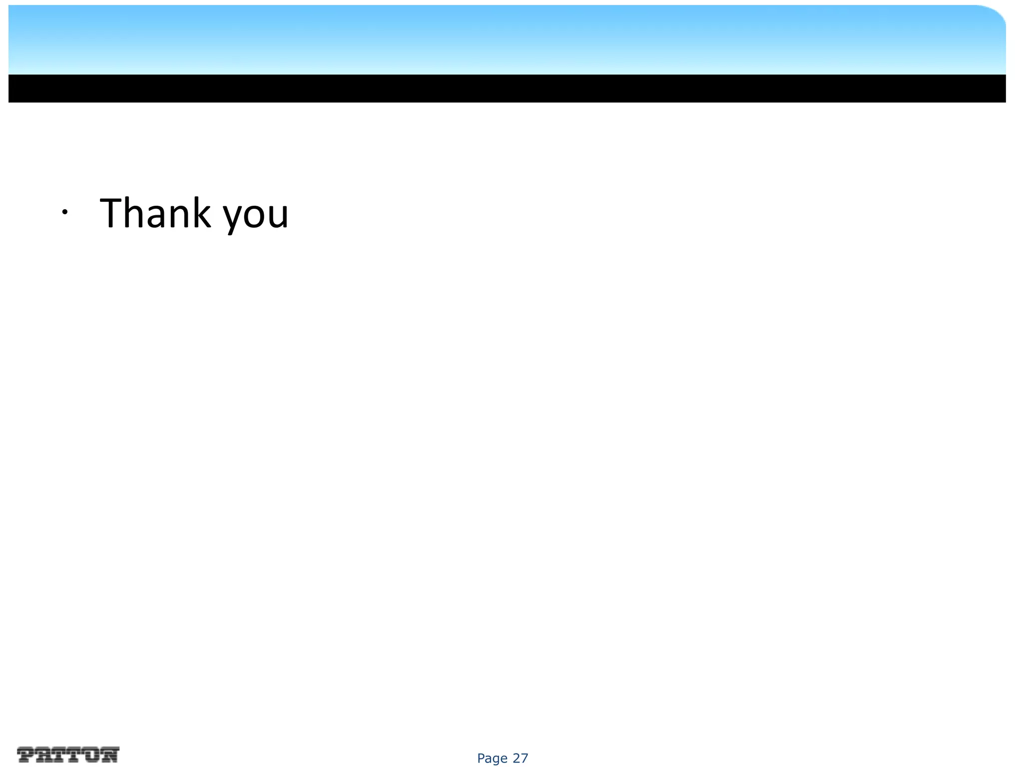 Page 27
• Thank you
 