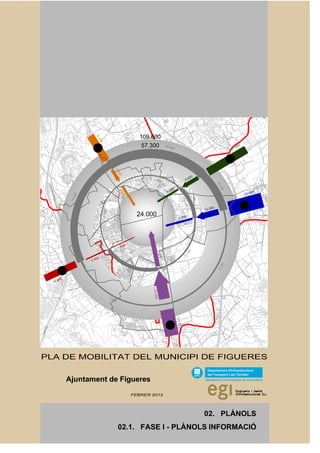Planols Fase I, Informació del Pla Mobilitat Figueres, febrer 2012