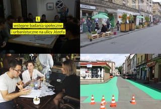 .I..
.wstępne badania społeczne.
.i urbanistyczne na ulicy Józefa.
© Jaworski i Grochowicz
 