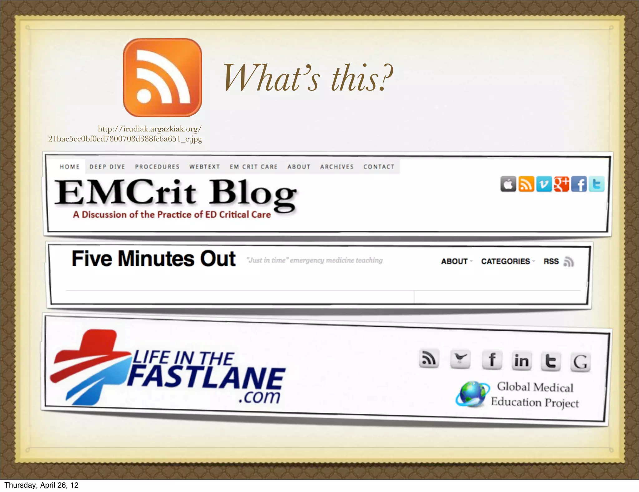 What’s this?
                        http://irudiak.argazkiak.org/
            21bac5cc0bf0cd7800708d388fe6a651_c.jpg




Thursday, April 26, 12
 