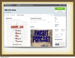 Thursday, April 26, 12
 