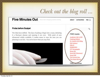 Check out the blog roll ...




Thursday, April 26, 12
 