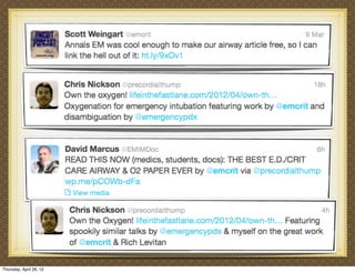 Thursday, April 26, 12
 