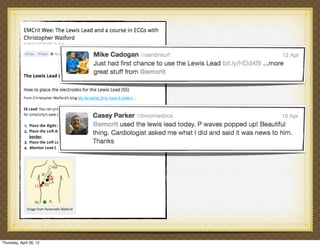 Thursday, April 26, 12
 