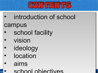 School prospectus Presentation 2016 | PPT