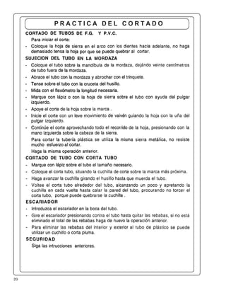 20
P R A C T I C A D E L C O R T A D O
 