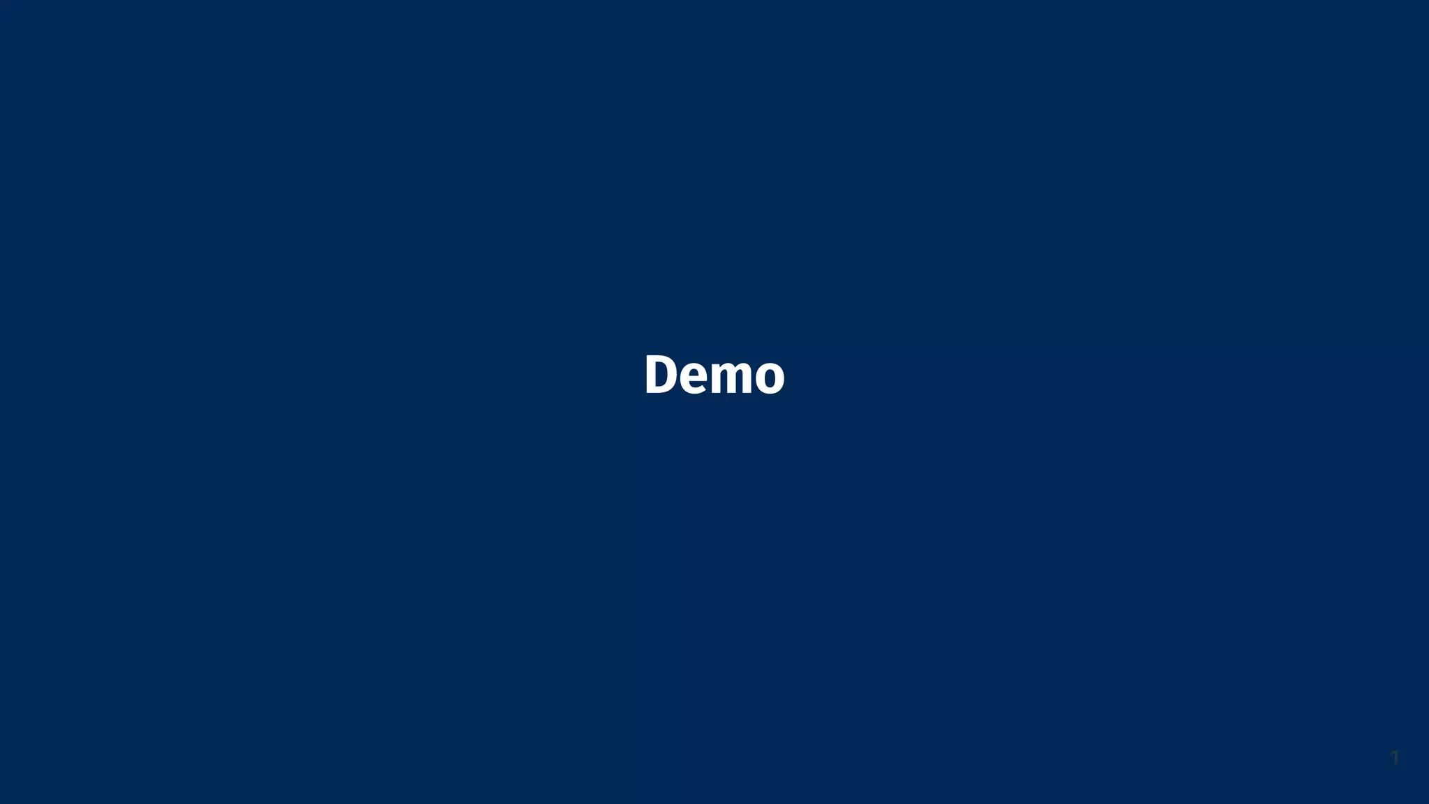Demo
1
 