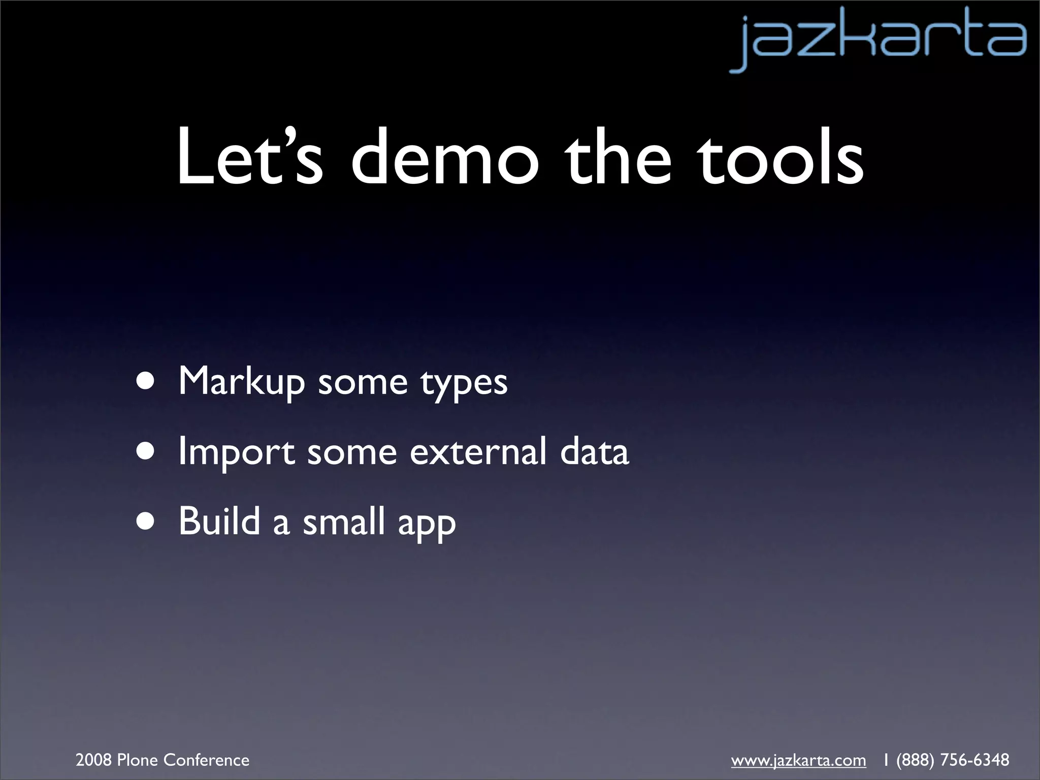 Getting Dates with Plone - Plone Conference 2008