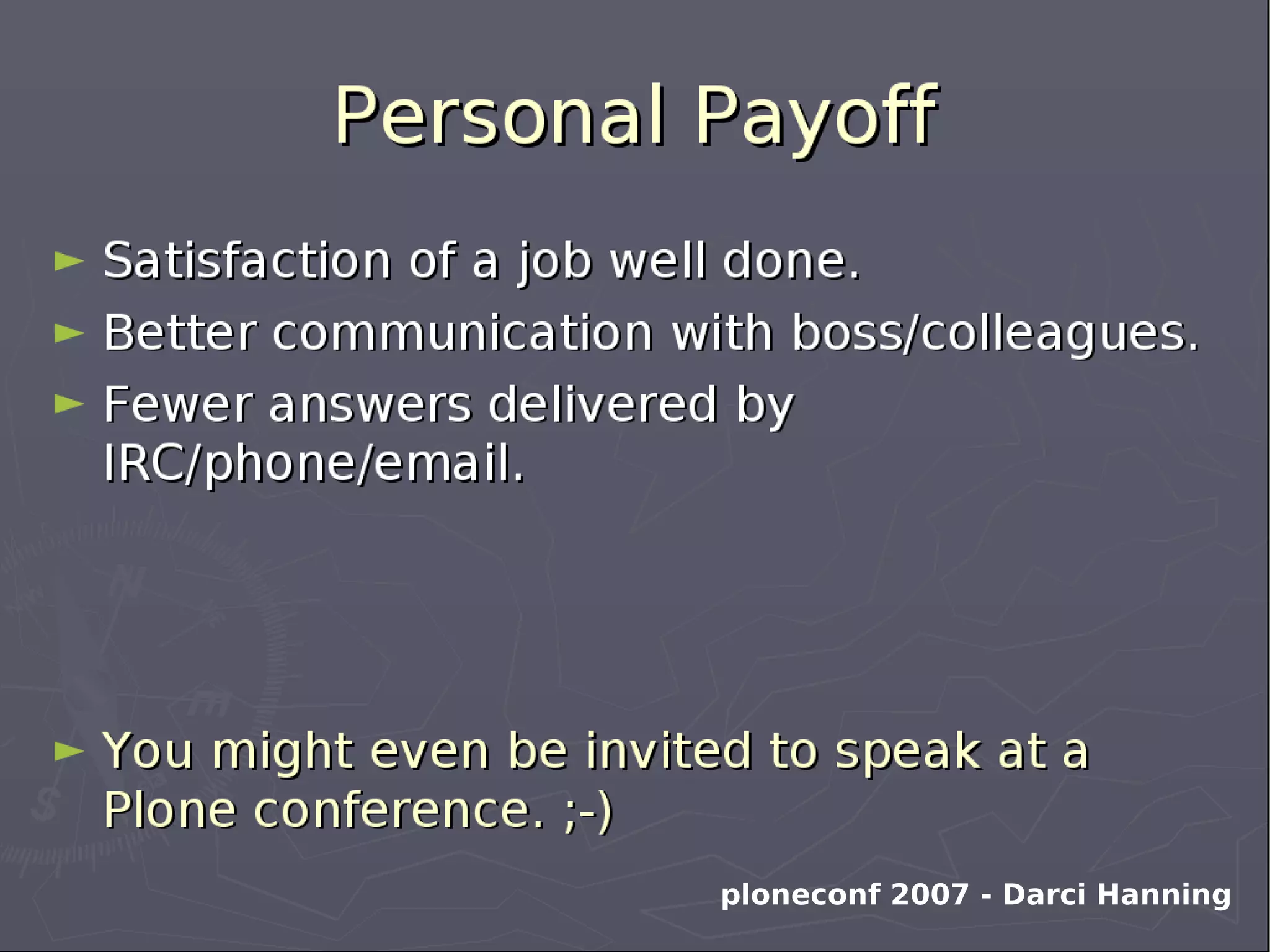 Plone Cono Sur: creating a Plone users group from scratch