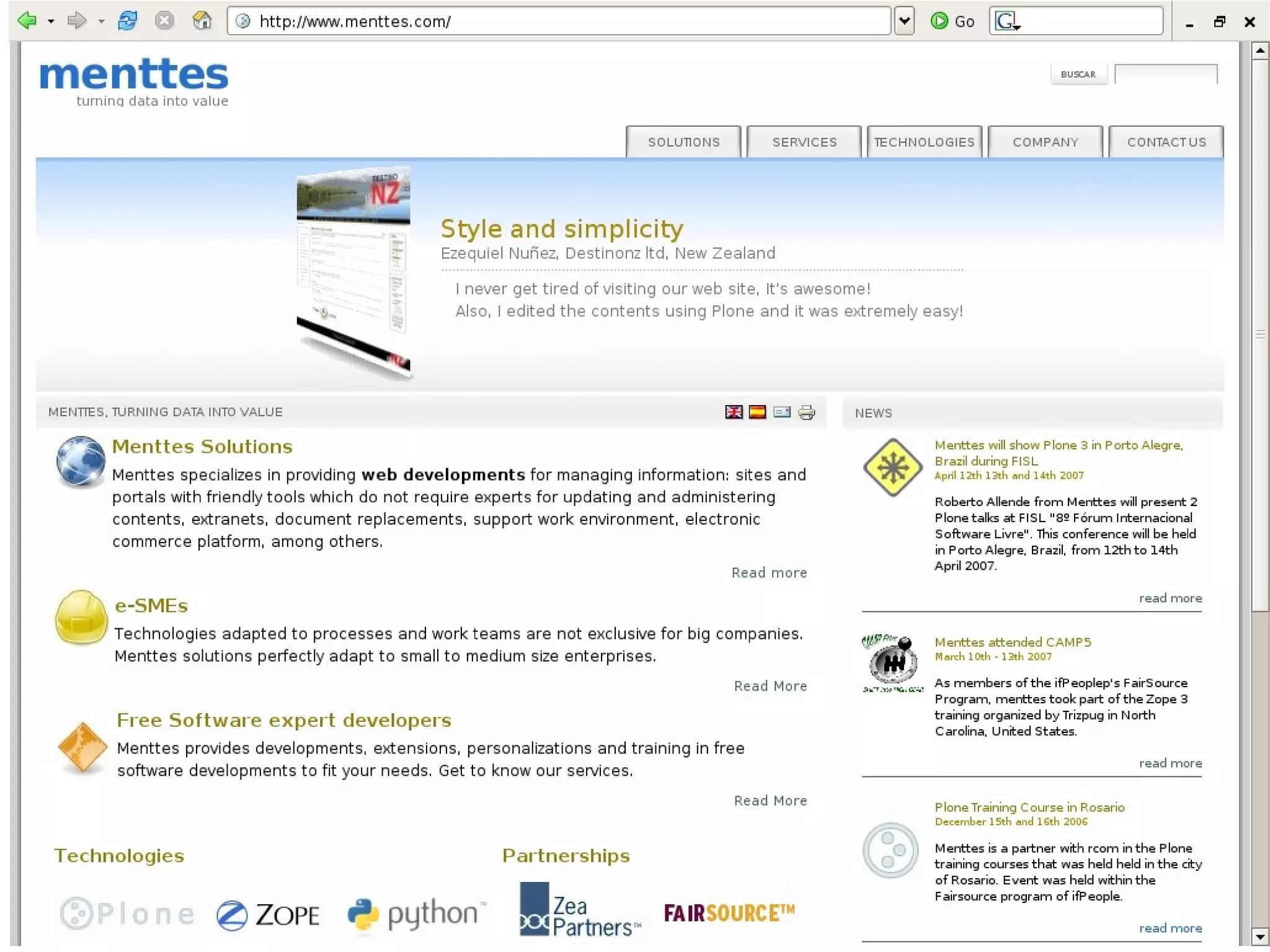 Plone Cono Sur: creating a Plone users group from scratch