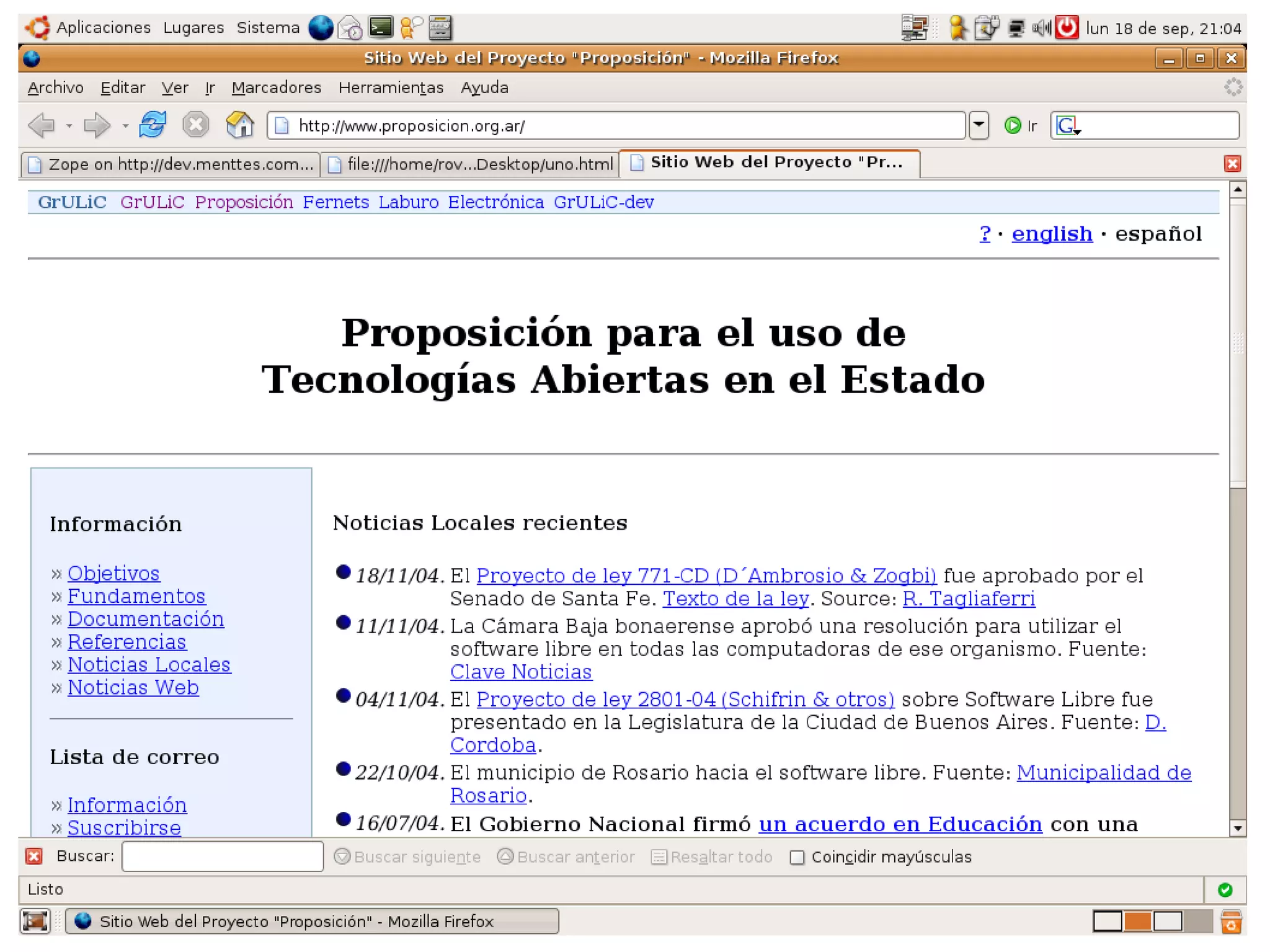 Plone Cono Sur: creating a Plone users group from scratch