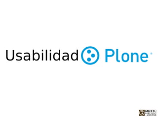 Usabilidad
 