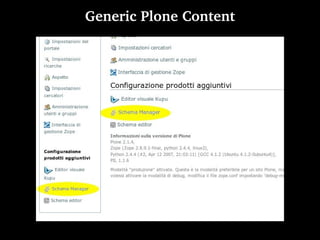  Generic Plone Content 
 