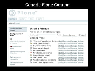  Generic Plone Content 
 