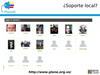 ¿Soporte local?




http://www.plone.org.ve/
 