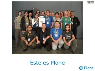 Este es Plone
 