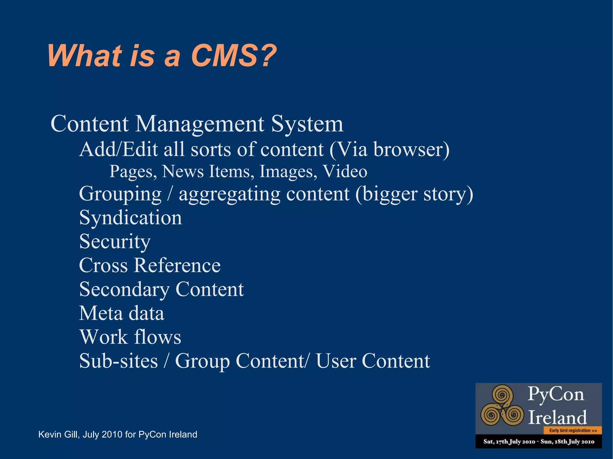 Python / Zope Developer since 2002 