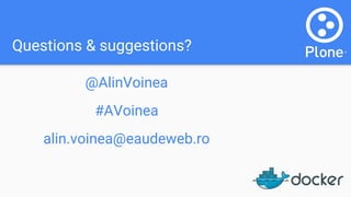 Questions & suggestions?
@AlinVoinea
#AVoinea
alin.voinea@eaudeweb.ro
 