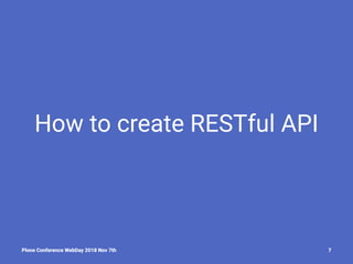 Build a RESTful API with the Serverless Framework | PDF