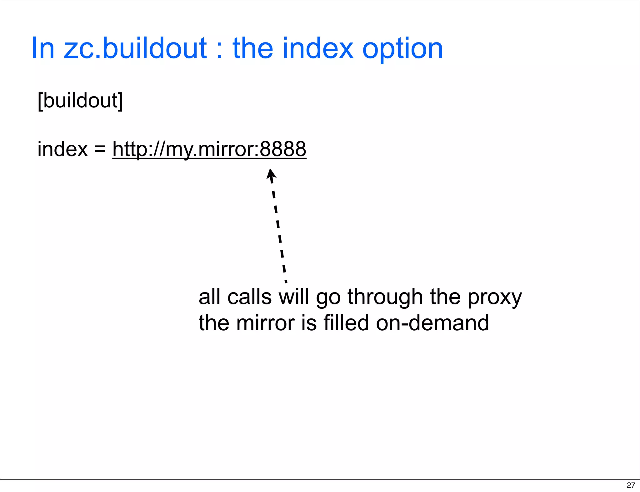 delivering applications with zc.buildout and a distributed model - Plone Conference 2008