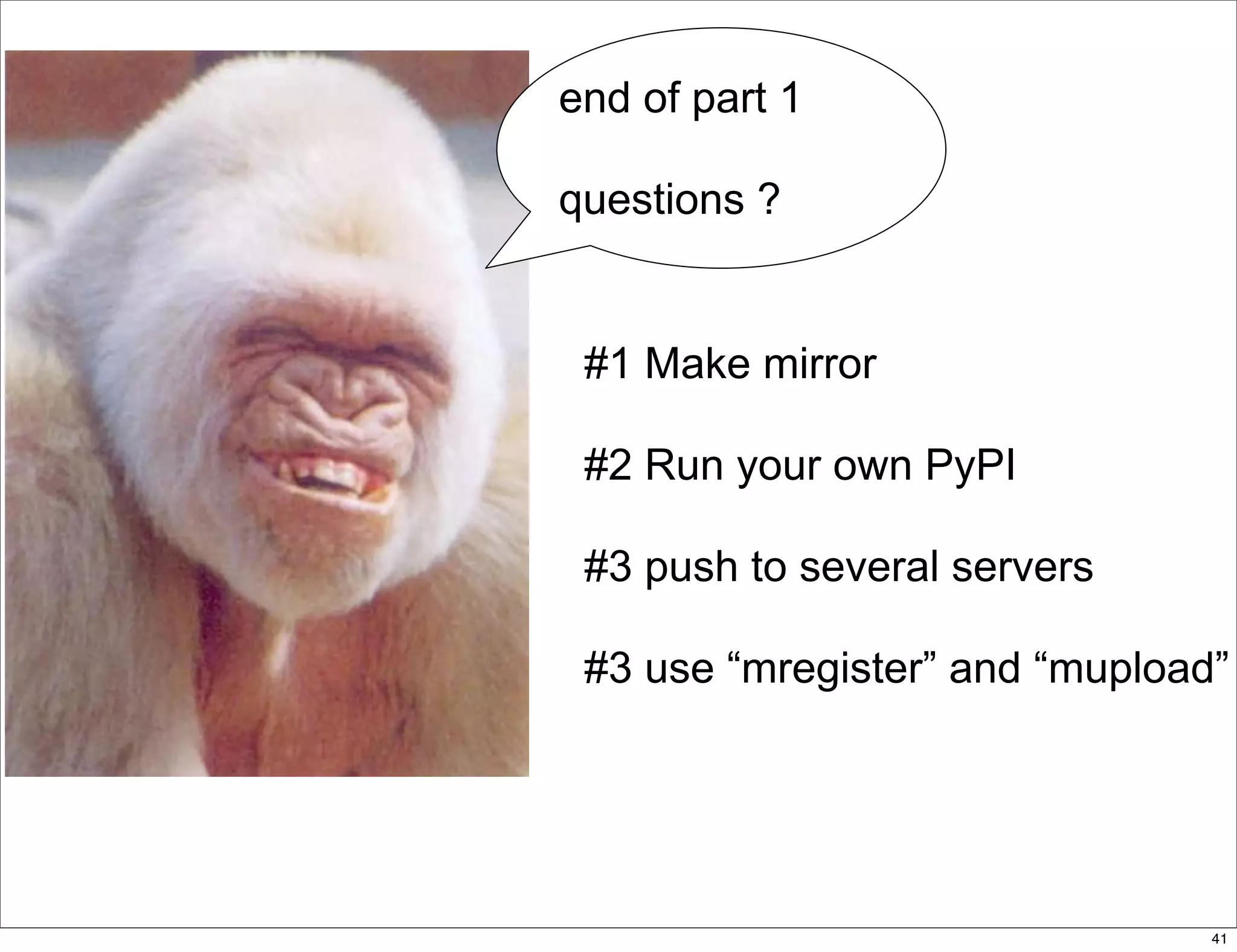 delivering applications with zc.buildout and a distributed model - Plone Conference 2008