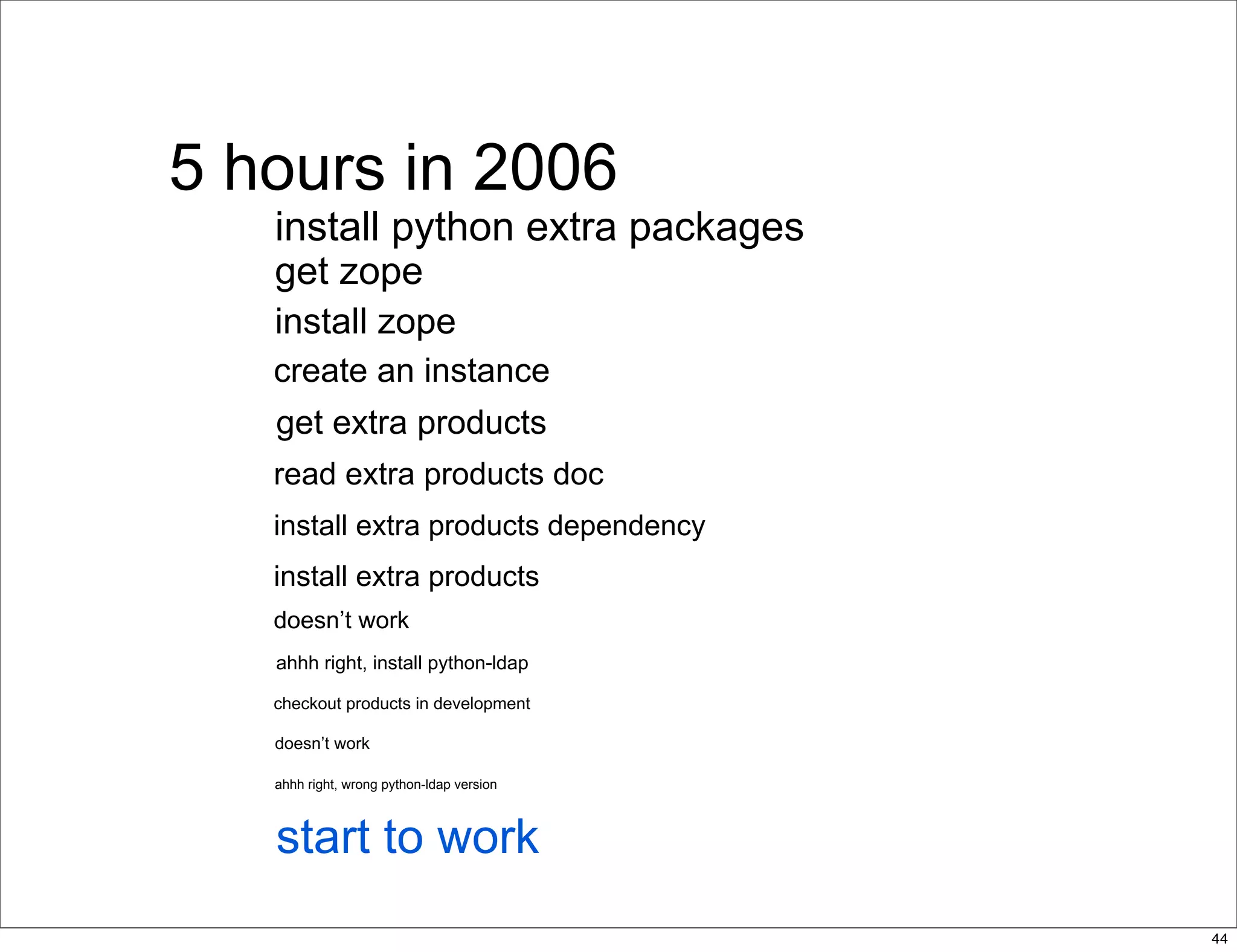 delivering applications with zc.buildout and a distributed model - Plone Conference 2008