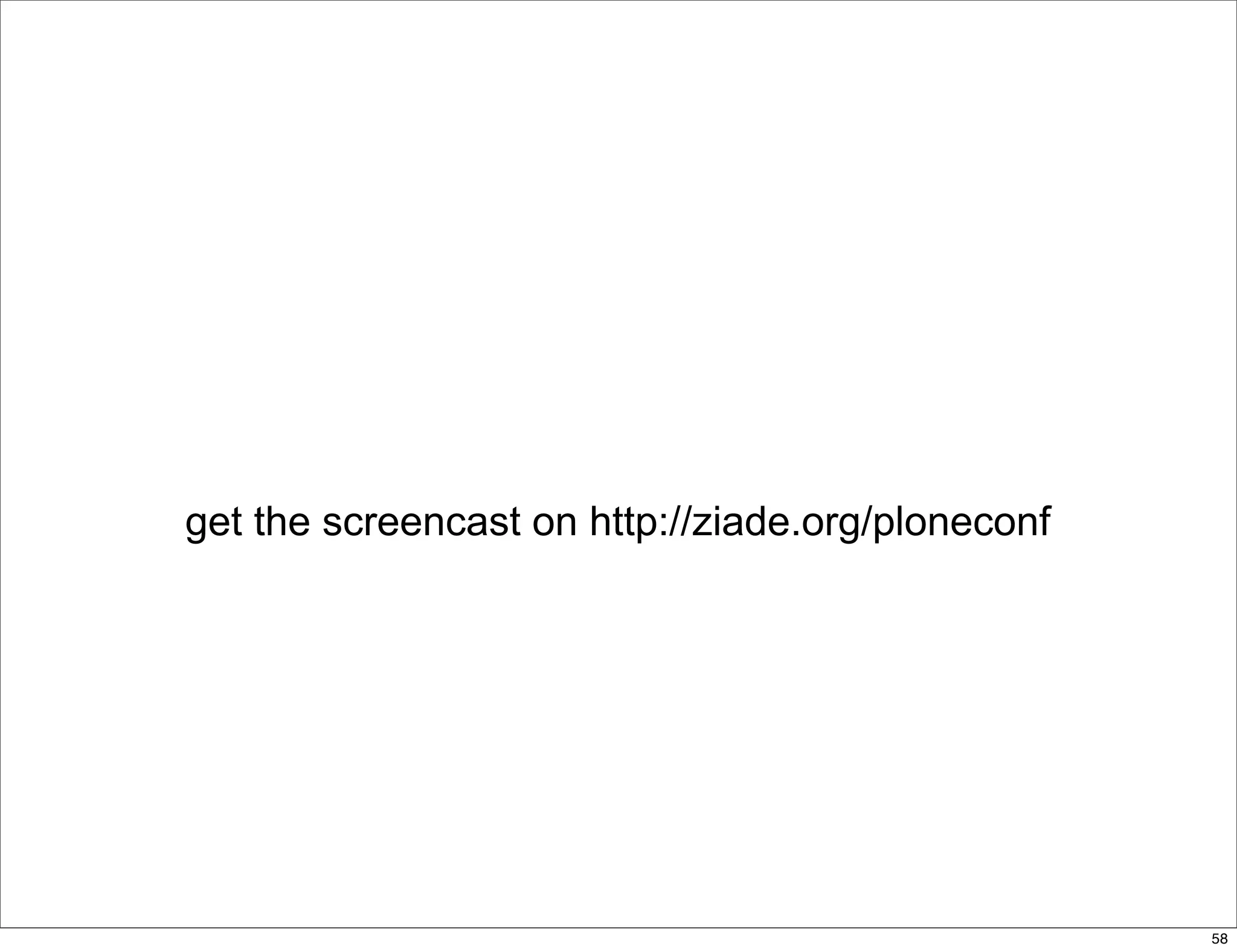 delivering applications with zc.buildout and a distributed model - Plone Conference 2008