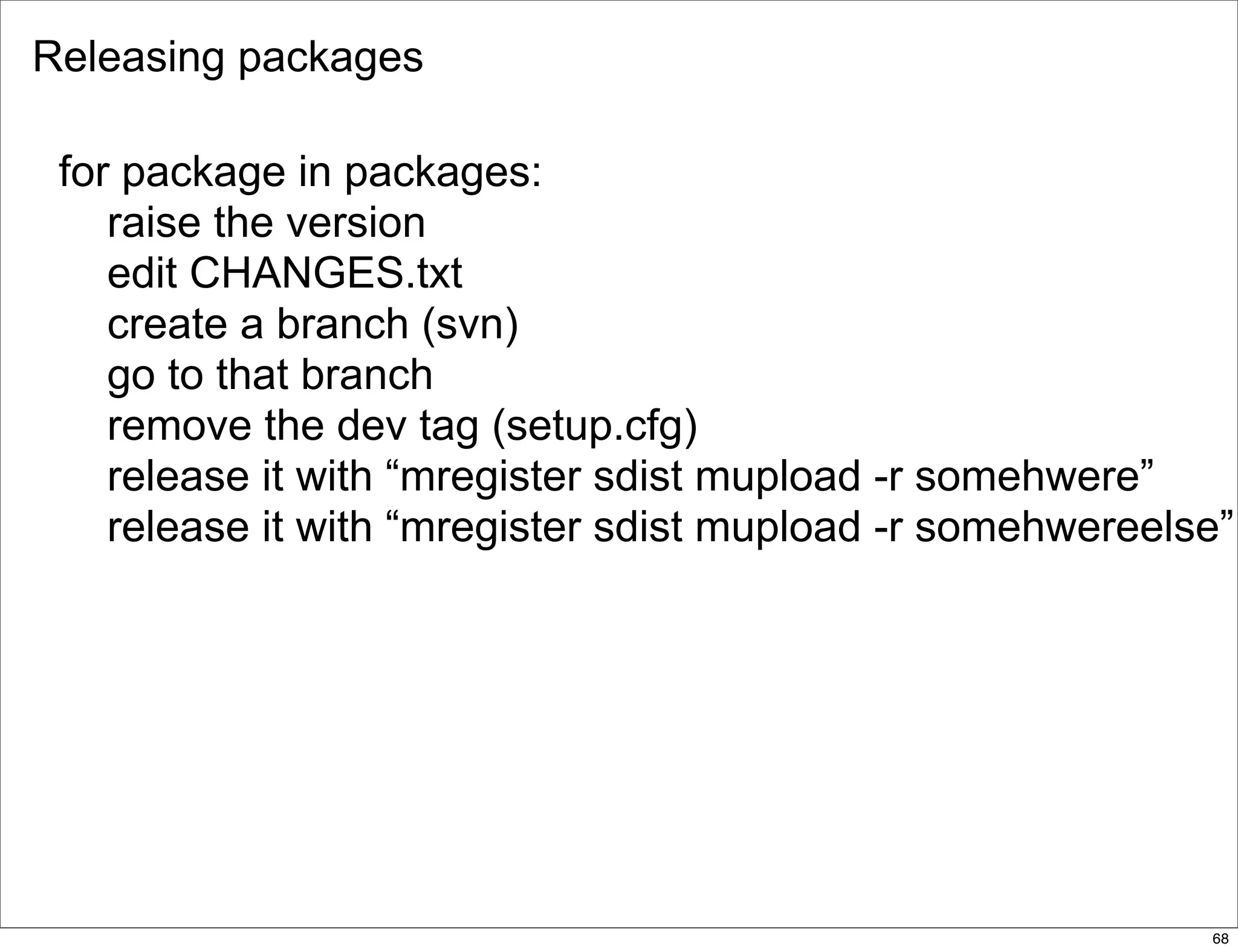 delivering applications with zc.buildout and a distributed model - Plone Conference 2008