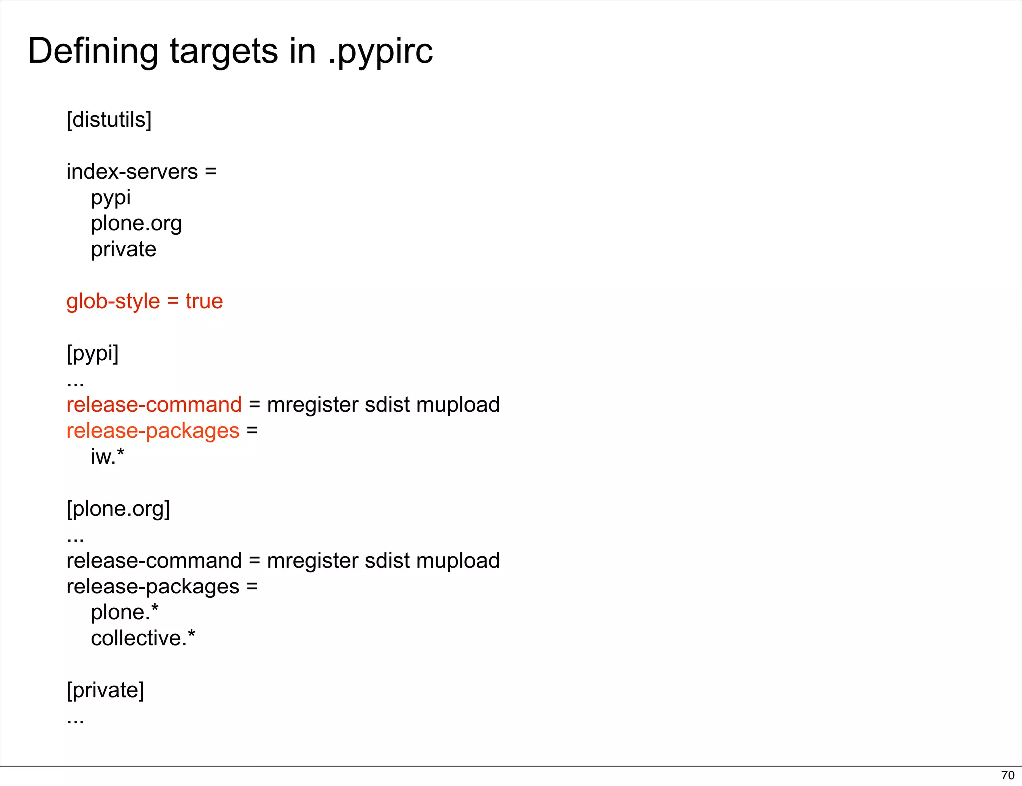 delivering applications with zc.buildout and a distributed model - Plone Conference 2008