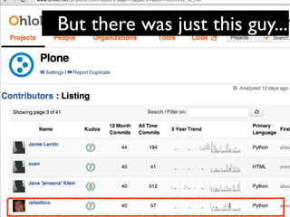 But there was just this guy...