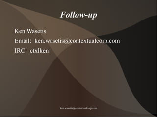 Plone in Government - Ken Wasetis -ContextualCorp.com