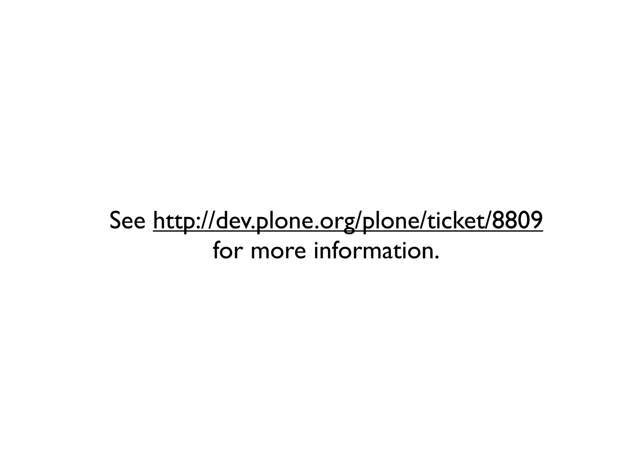 Plone Interactivity