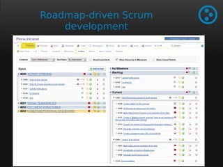 Roadmap-driven Scrum 
development 
 