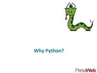Why Python?
 