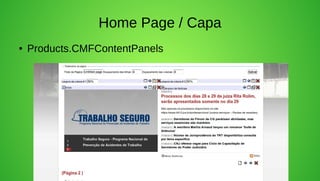 Home Page / Capa
●   Products.CMFContentPanels
 