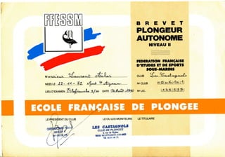 Plongée 1990