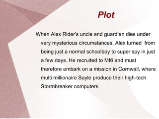 Alex Rider Plot Plot | ODP