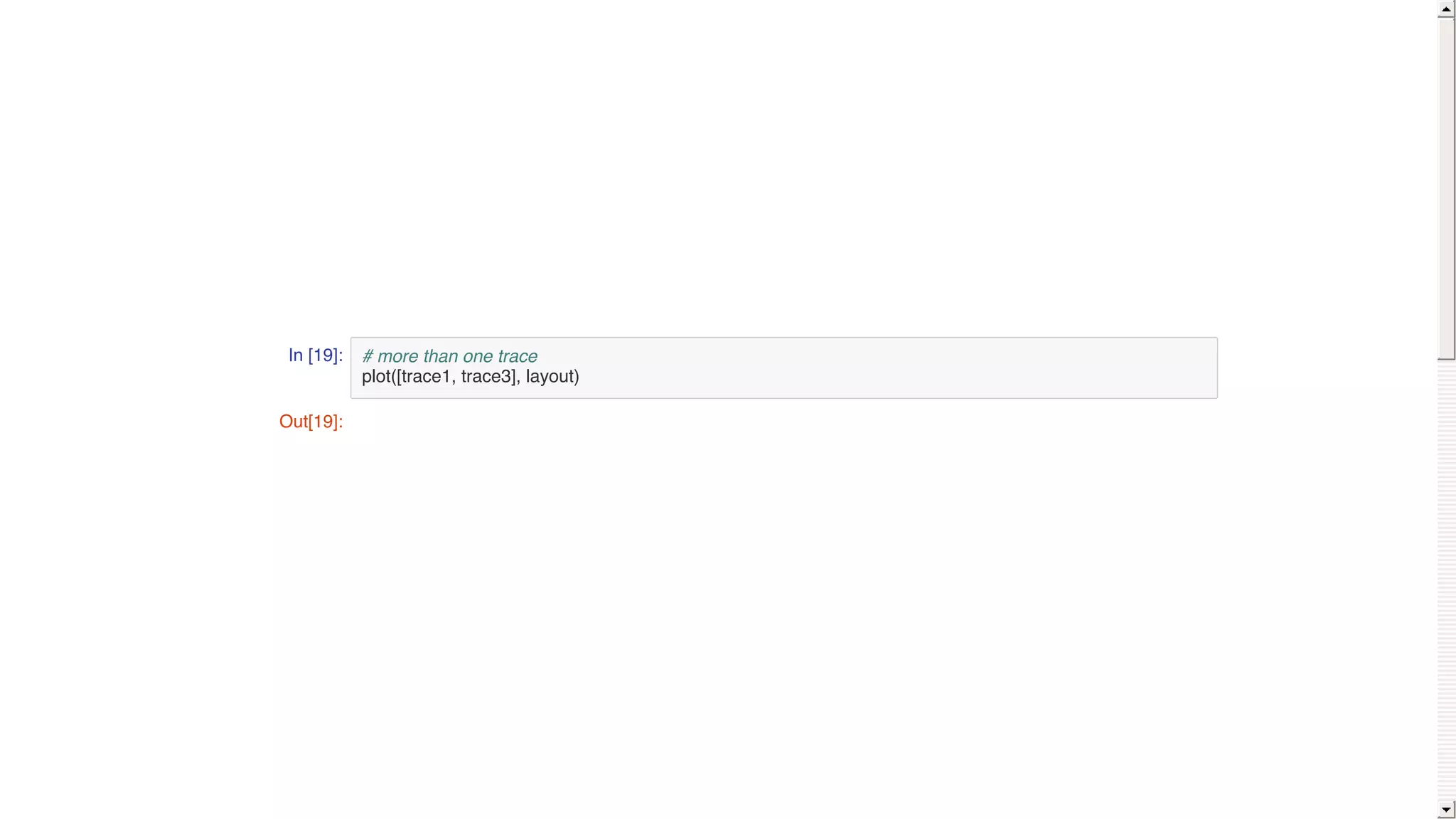 In [19]: # more than one trace
plot([trace1, trace3], layout)
Out[19]:
 