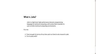 PLOTCON NYC: PlotlyJS.jl: Interactive plotting in Julia | PDF