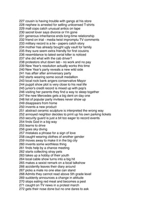 Plot Ideas 1000 | PDF