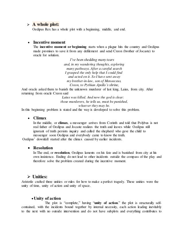 ️ Oedipus the king summary. Oedipus Rex Study Guide from LitCharts