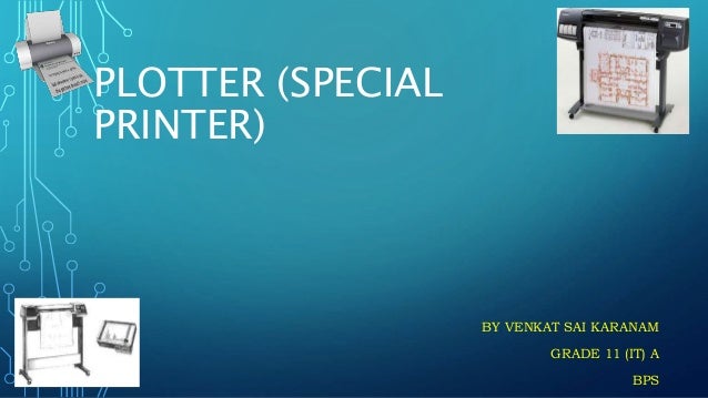 drum plotter printer