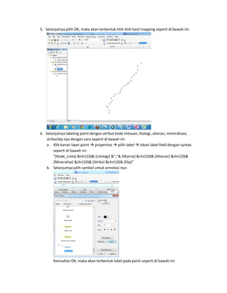 Plotting annotation titik dan_georeferensi_dg_acad | PDF