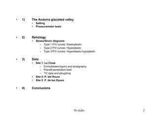 Subglacial ploughing and drainage patterns in a glaciated valley ...