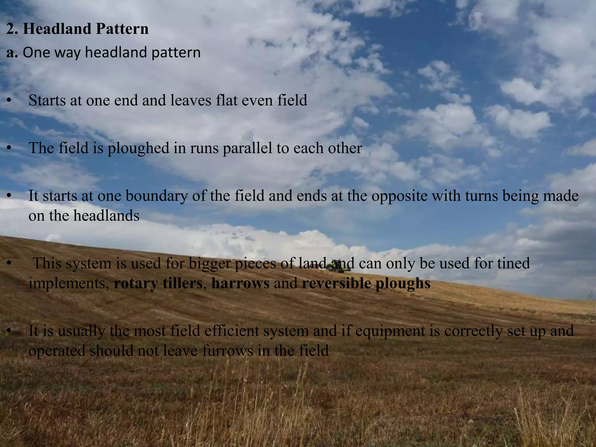 Ploughing pattern | PPTX